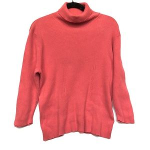 🛍️ 2 for $25 - J.Jill 3/4 Sleeve Cotton Ribbed Women’s Sweater XL